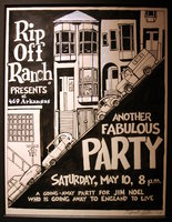 Gilbert Shelton SF Party Poster